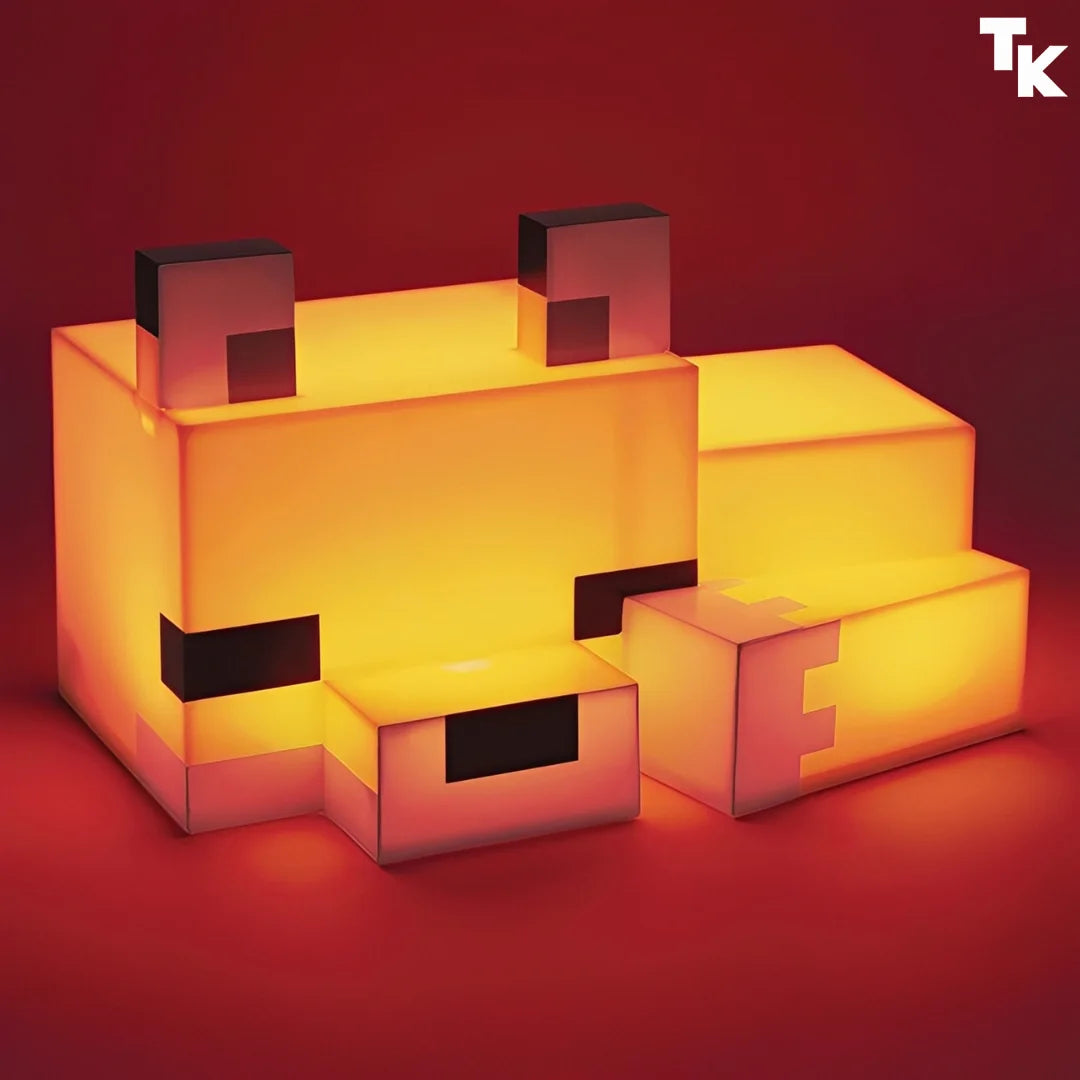 Outkai Luminária Raposa Minecraft