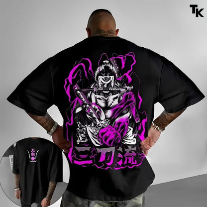 Outkai Camiseta Vintage Zoro