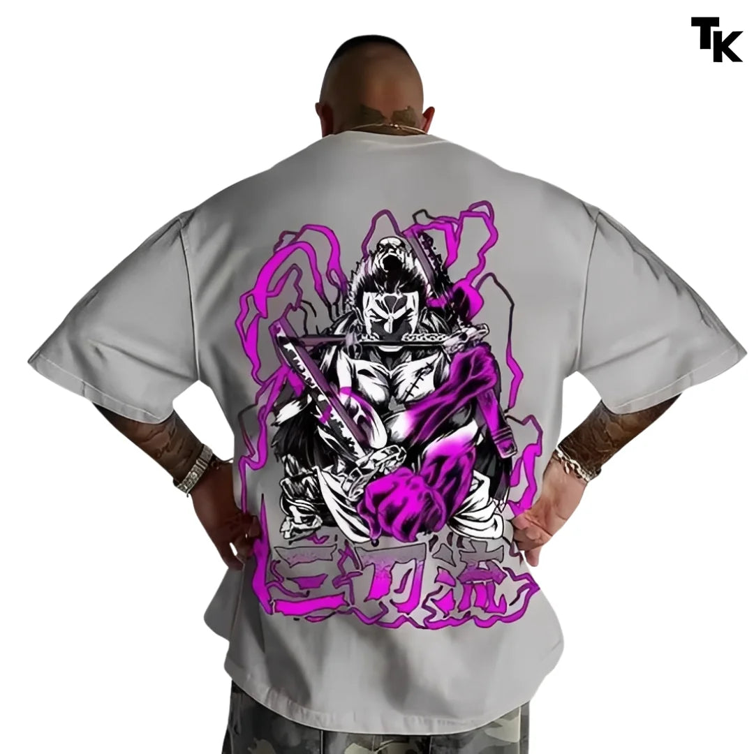 Outkai Camiseta Vintage Zoro