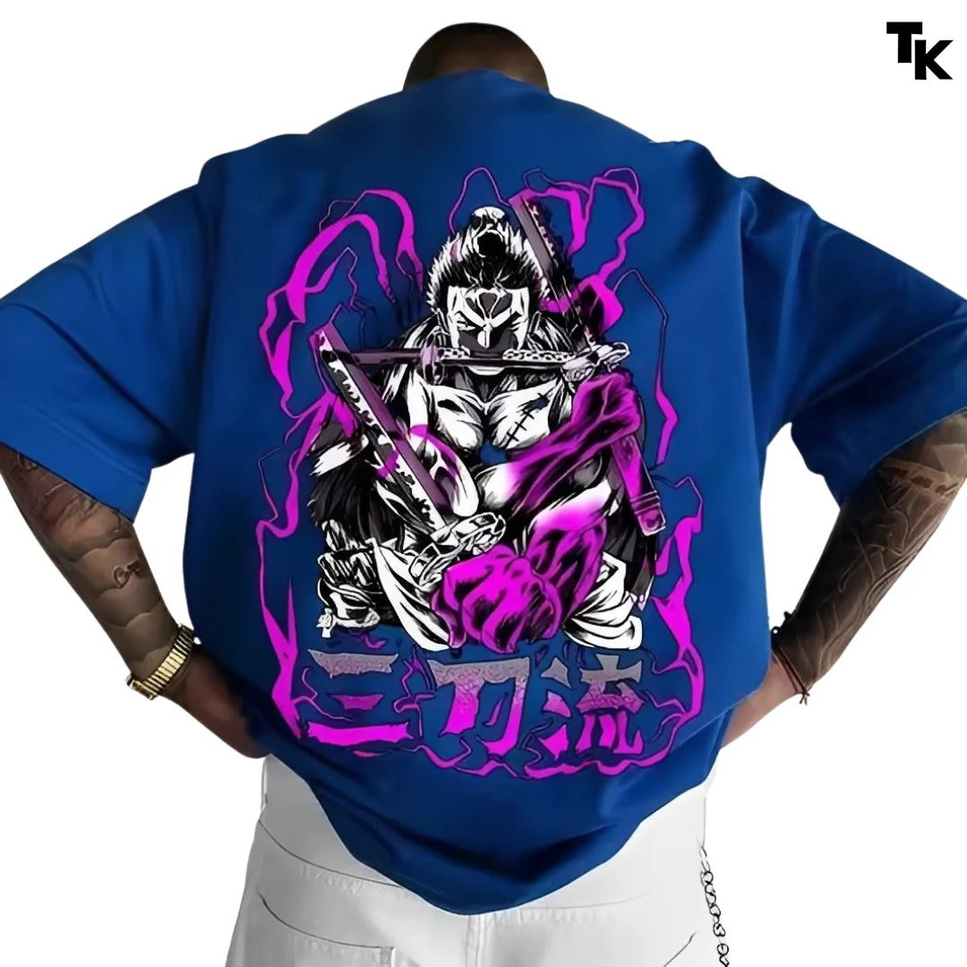 Outkai Camiseta Vintage Zoro