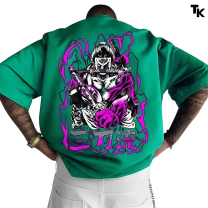 Outkai Camiseta Vintage Zoro