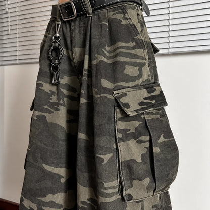 RAVEN Camo Wide Leg | OUTKAI