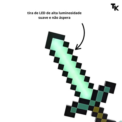 Espada Minecraft - LED
