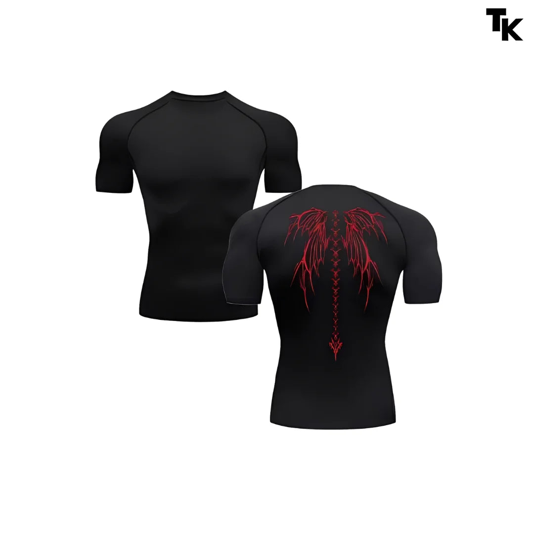 Outkai Camisa Gym Y2K Compressão