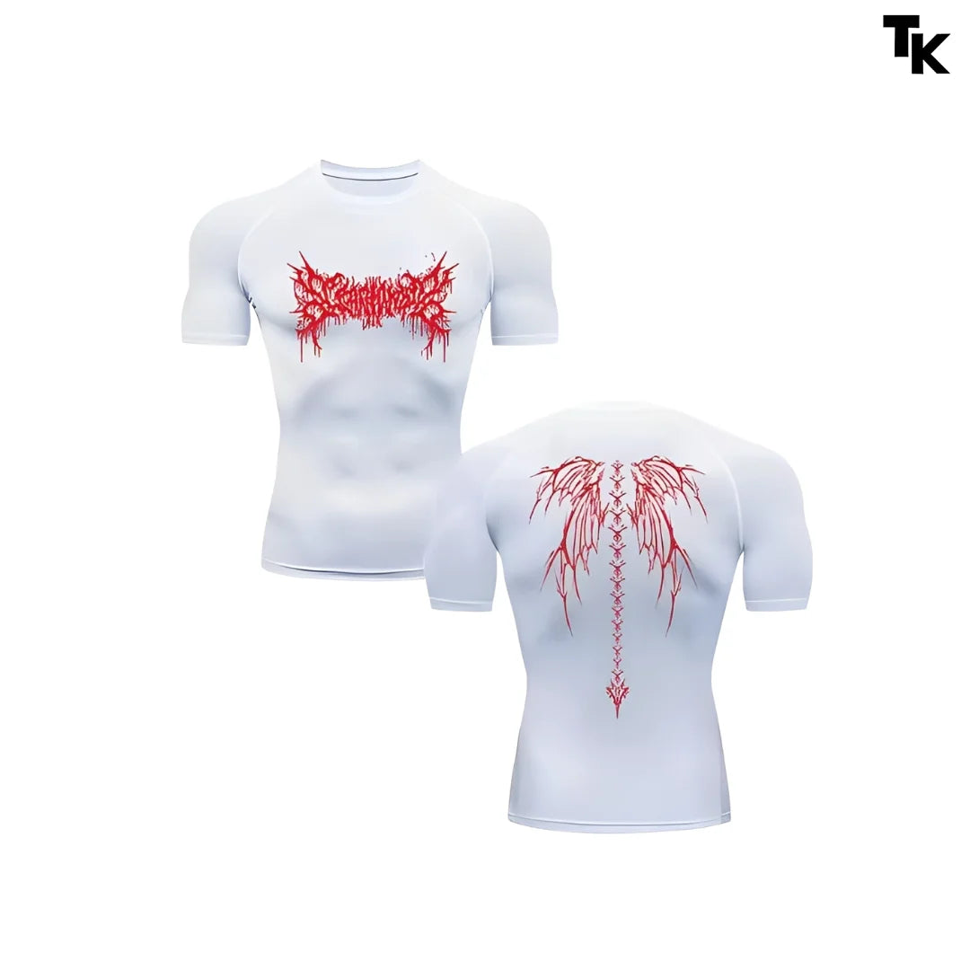 Outkai Camisa Gym Y2K Compressão