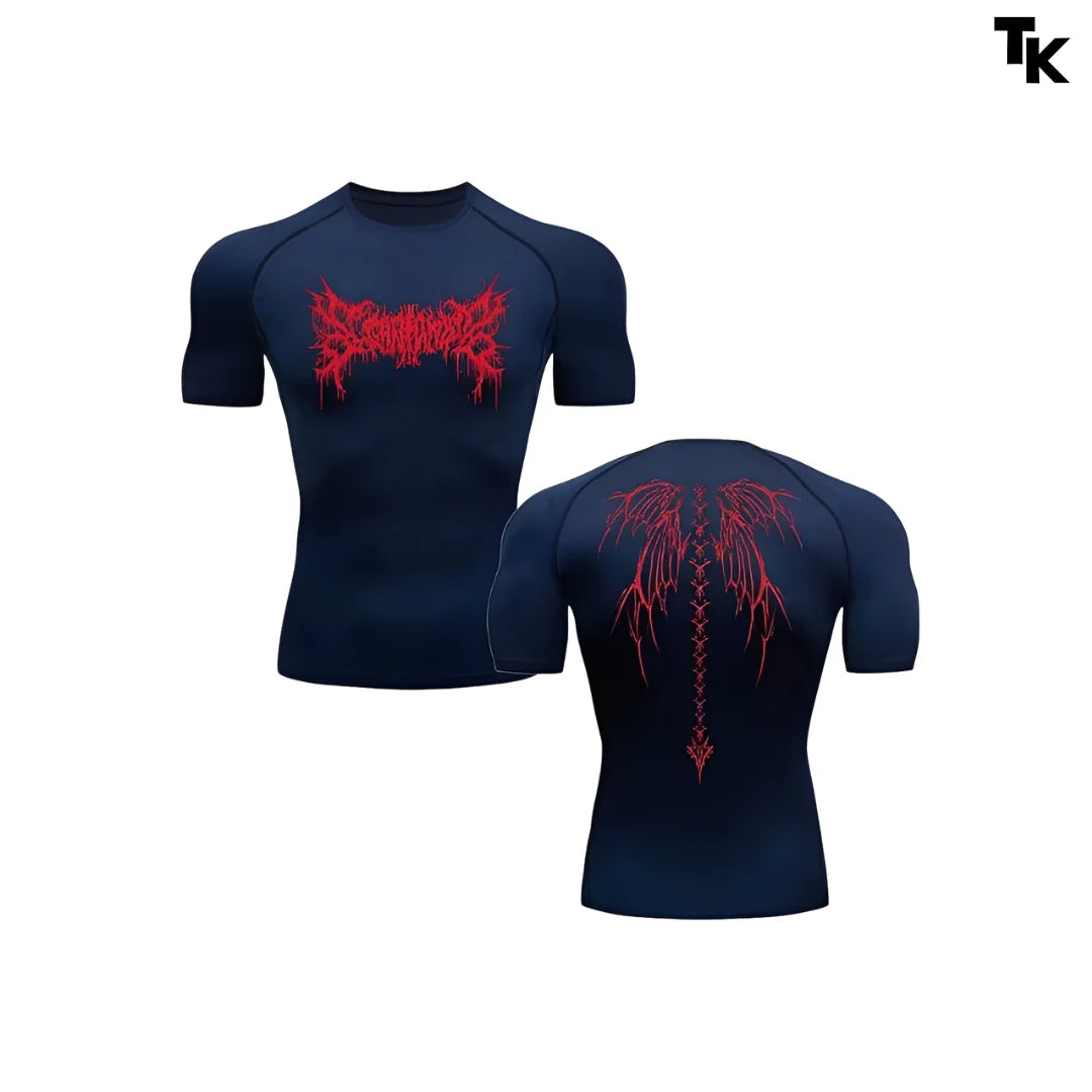 Outkai Camisa Gym Y2K Compressão