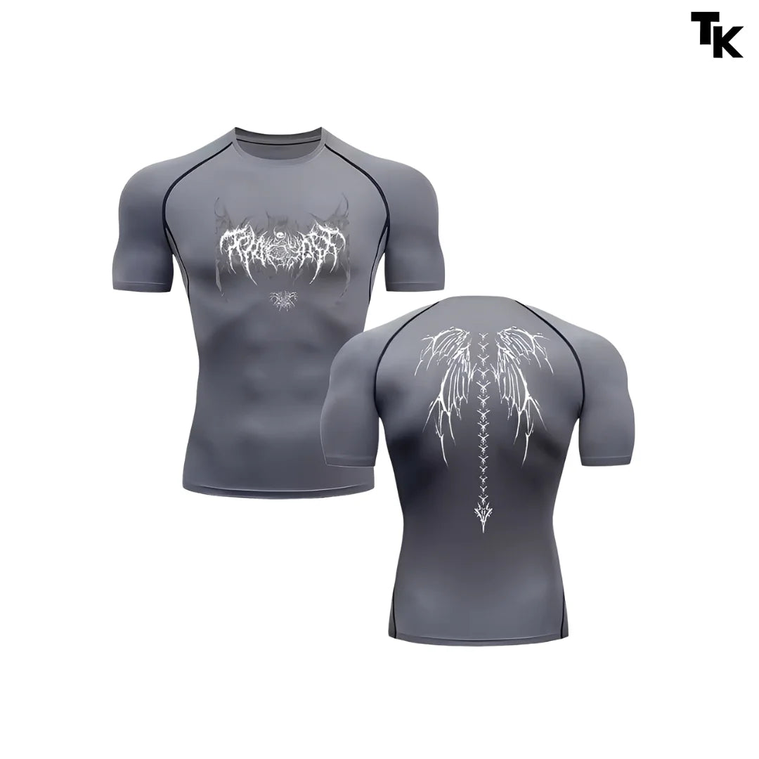 Outkai Camisa Gym Y2K Compressão