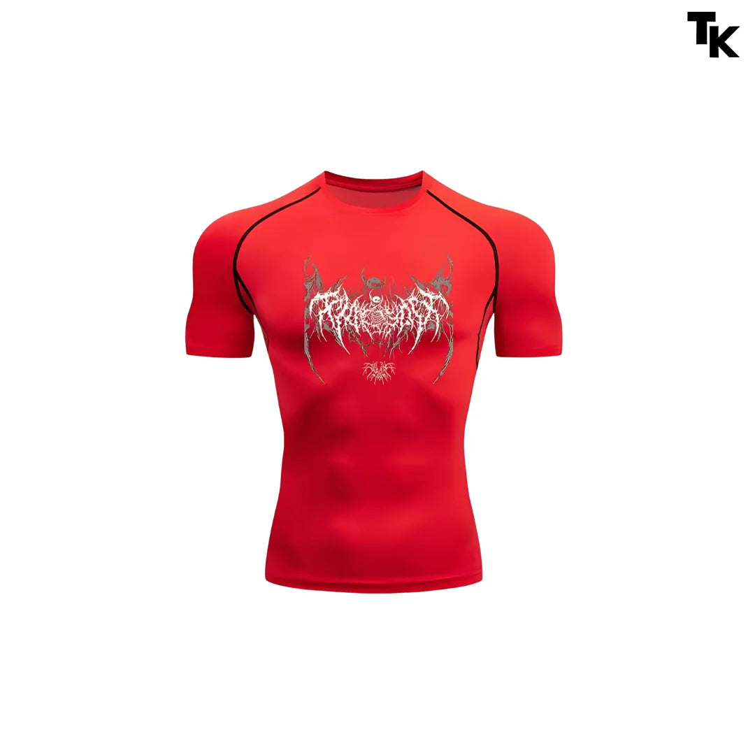 Outkai Camisa Gym Y2K Compressão